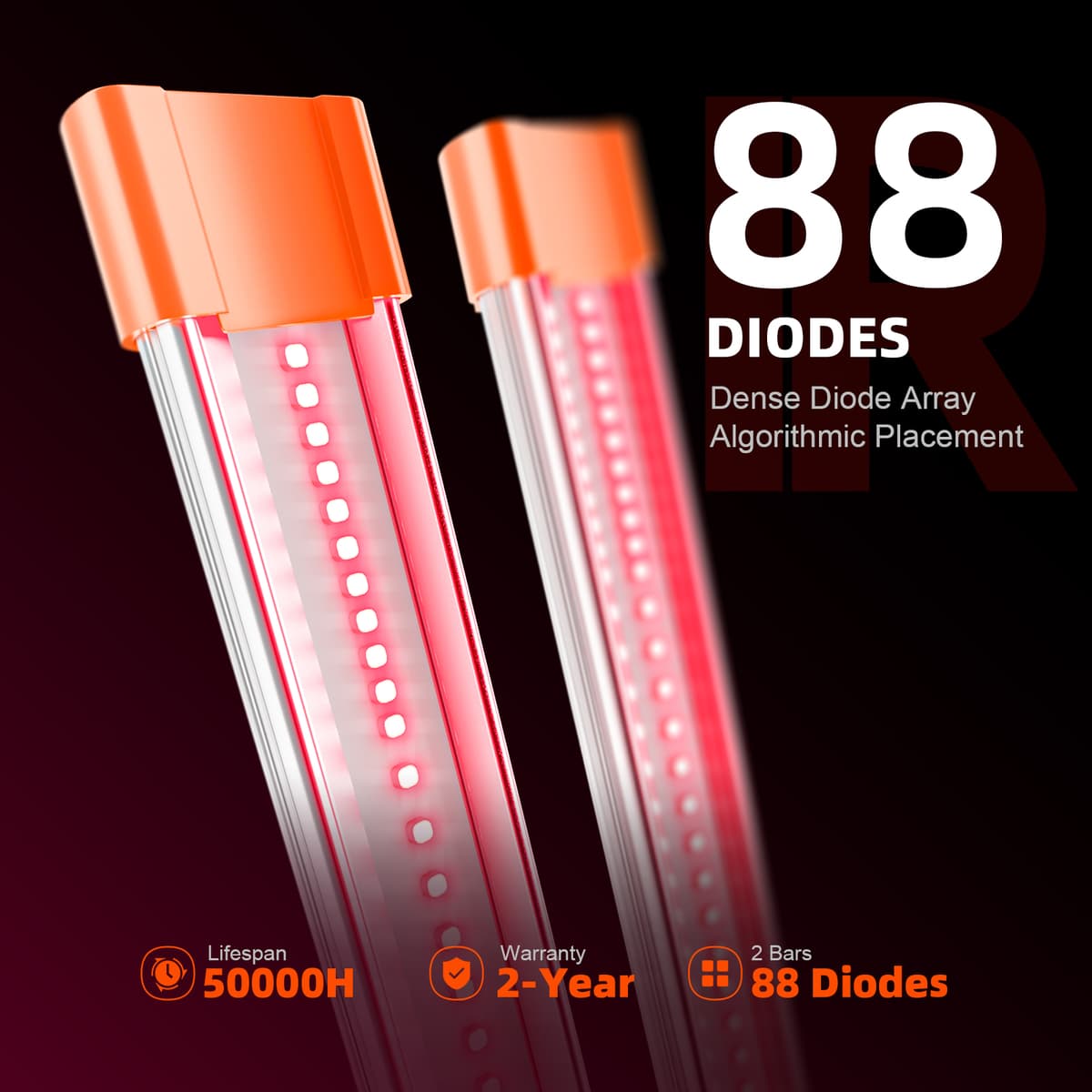 Sada LED Grow Light Bar Spider Farmer UV30 & IR16 - Chytré ovládání - 9