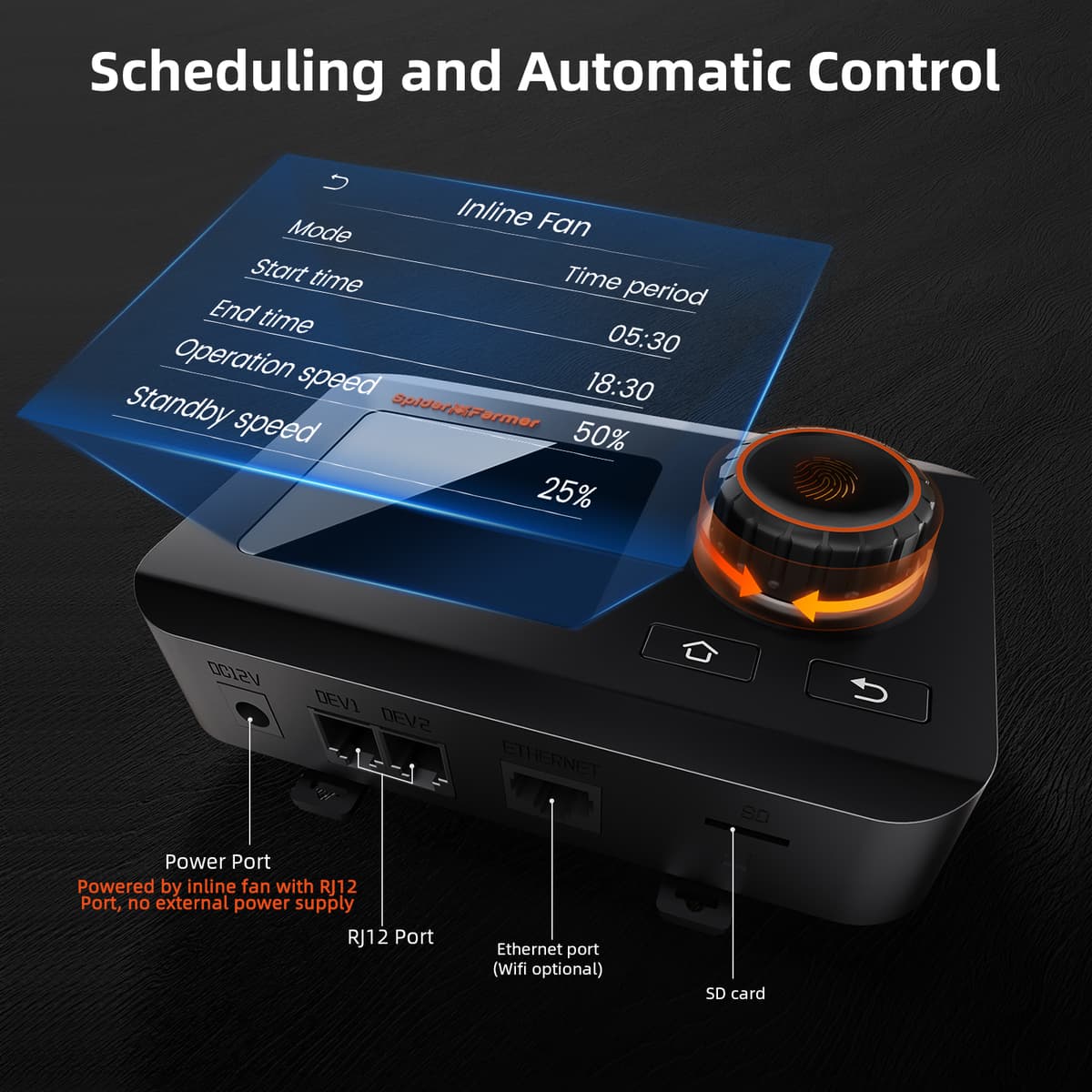 Spider Farmer 6 Inch Inline Duct Ventilátor 402CFM + Szénszűrő - Kiváló Légáramlás Beltéri Kertészethez - 5