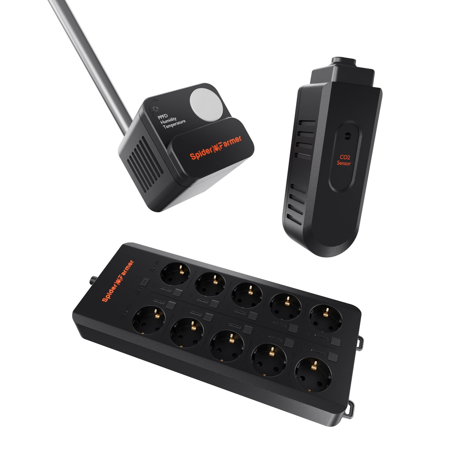 GGS AC10 Smart Power Strip & SensorPro Kits - Complete Control for Indoor Growers
