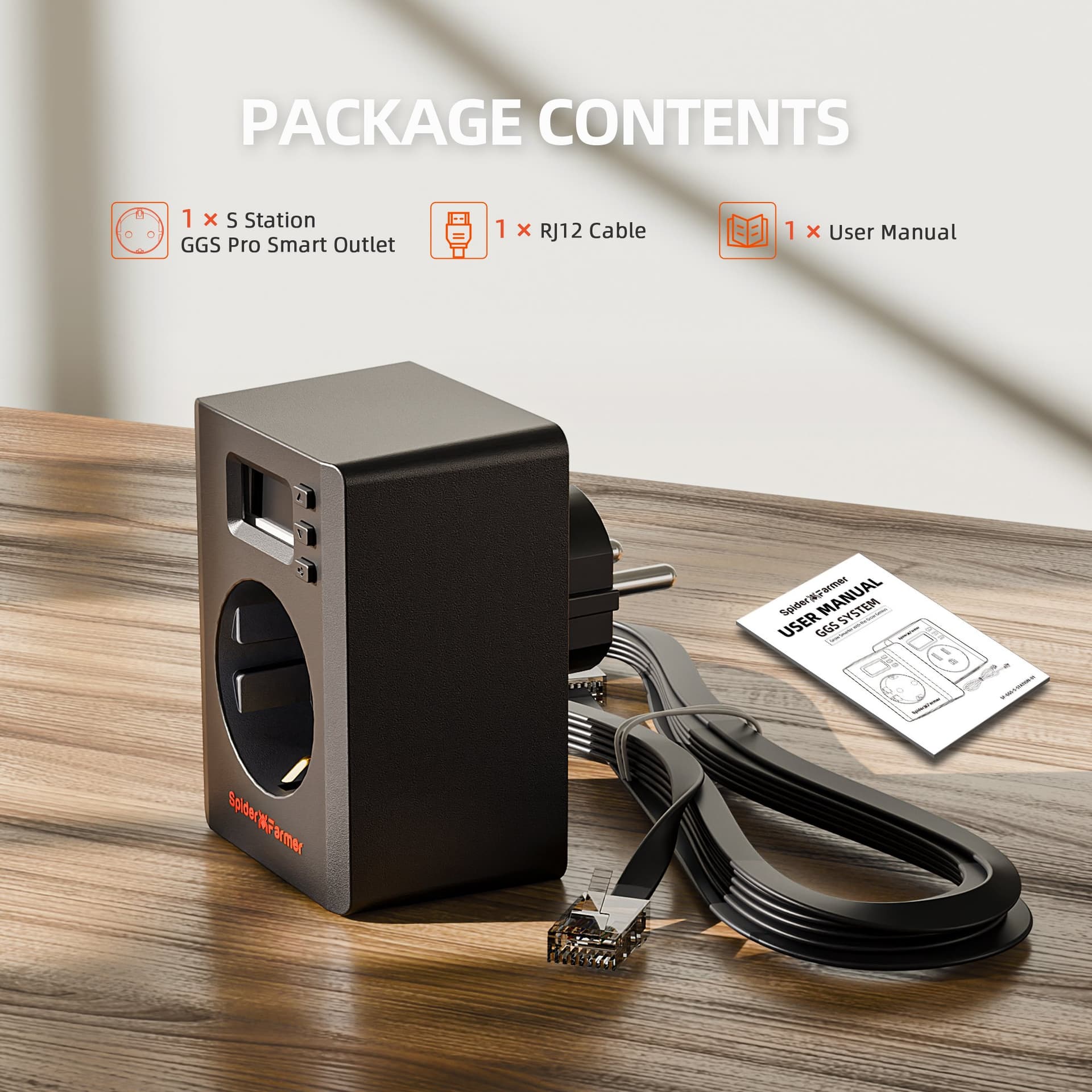 Spider Farmer S-Station 3680W Smart Plug - Wi-Fi & Bluetooth Control - 6