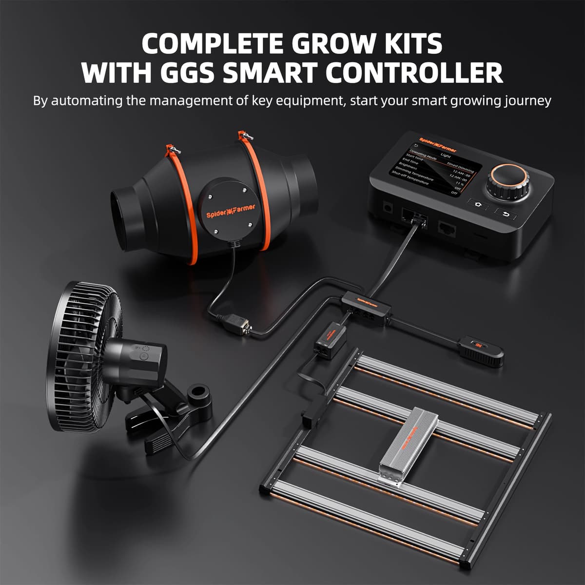 Spider Farmer G3000 Compleet Growing Tent Kit - Slimme Oplossing voor Binnenplanten - 4