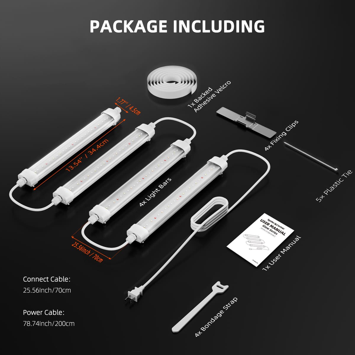 Spider Farmer Glow30 32W LED rastlinné svetlá - Zlepšite rast rastlín - 7