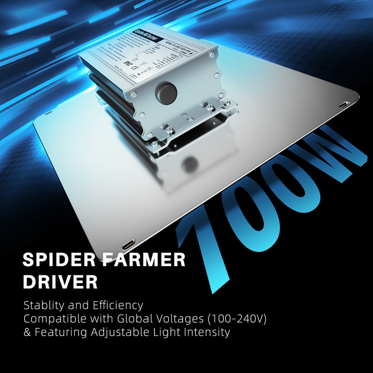 Spider Farmer SF1000D 100W LED Grow Light - Full Spectrum for Indoor Plants - 5