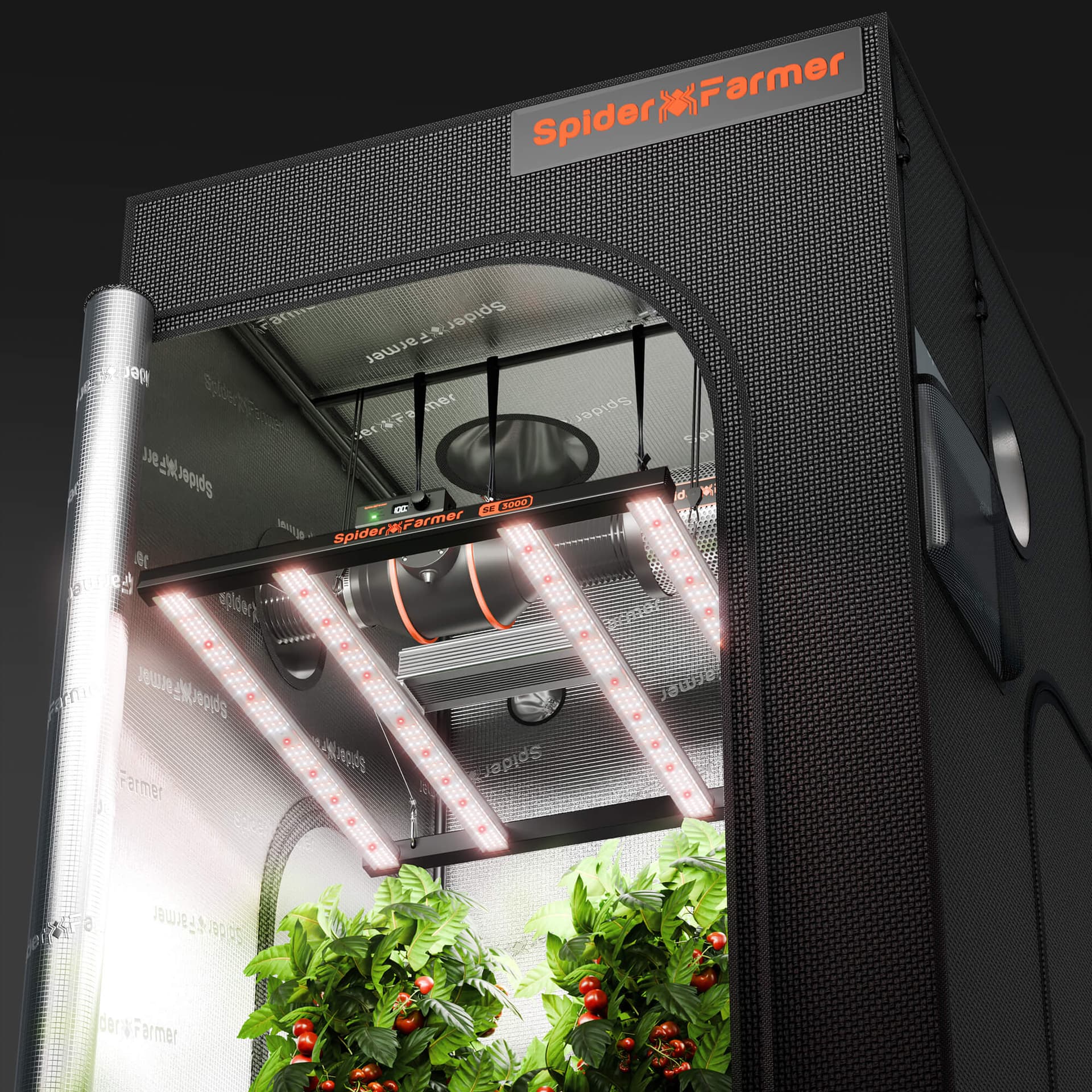 Spider Farmer SE3000 300W Lampa LED pentru Cultivare - Control Inteligent pentru Creștere Îmbunătățită - 10