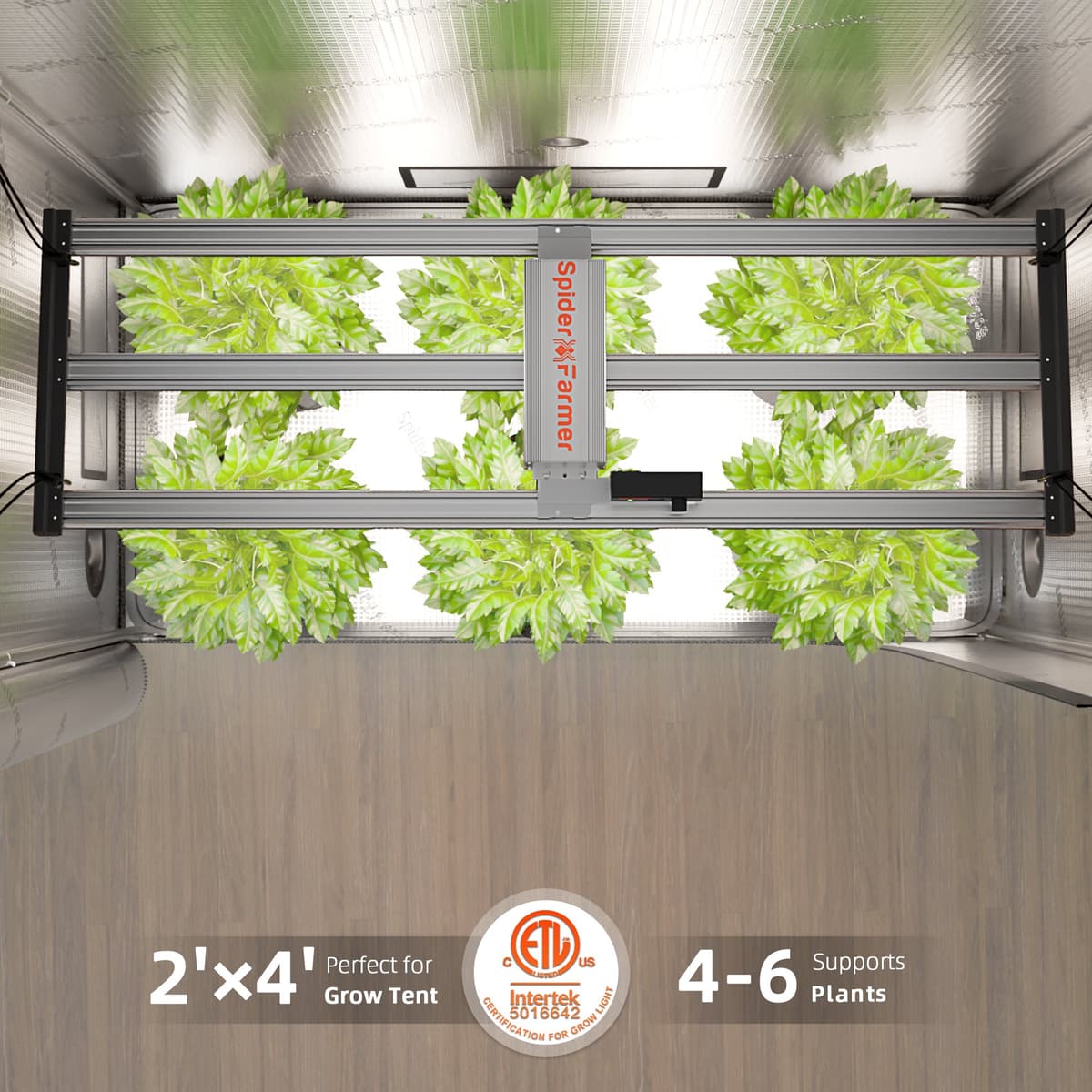 Spider Farmer G4500 320W LED Grow Light - Full Spectrum & App-Controlled - 7