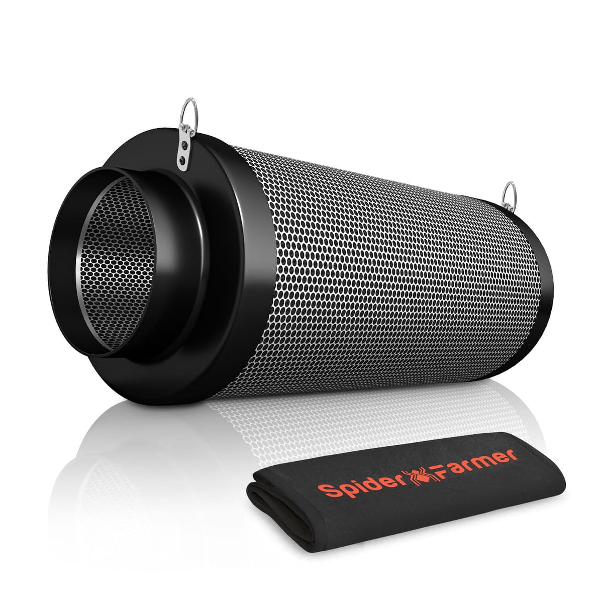 Filtro de Carbono para Ar 4/6 Polegadas Spider Farmer - Controle Superior de Odor para Ambientes de Cultivo - 1