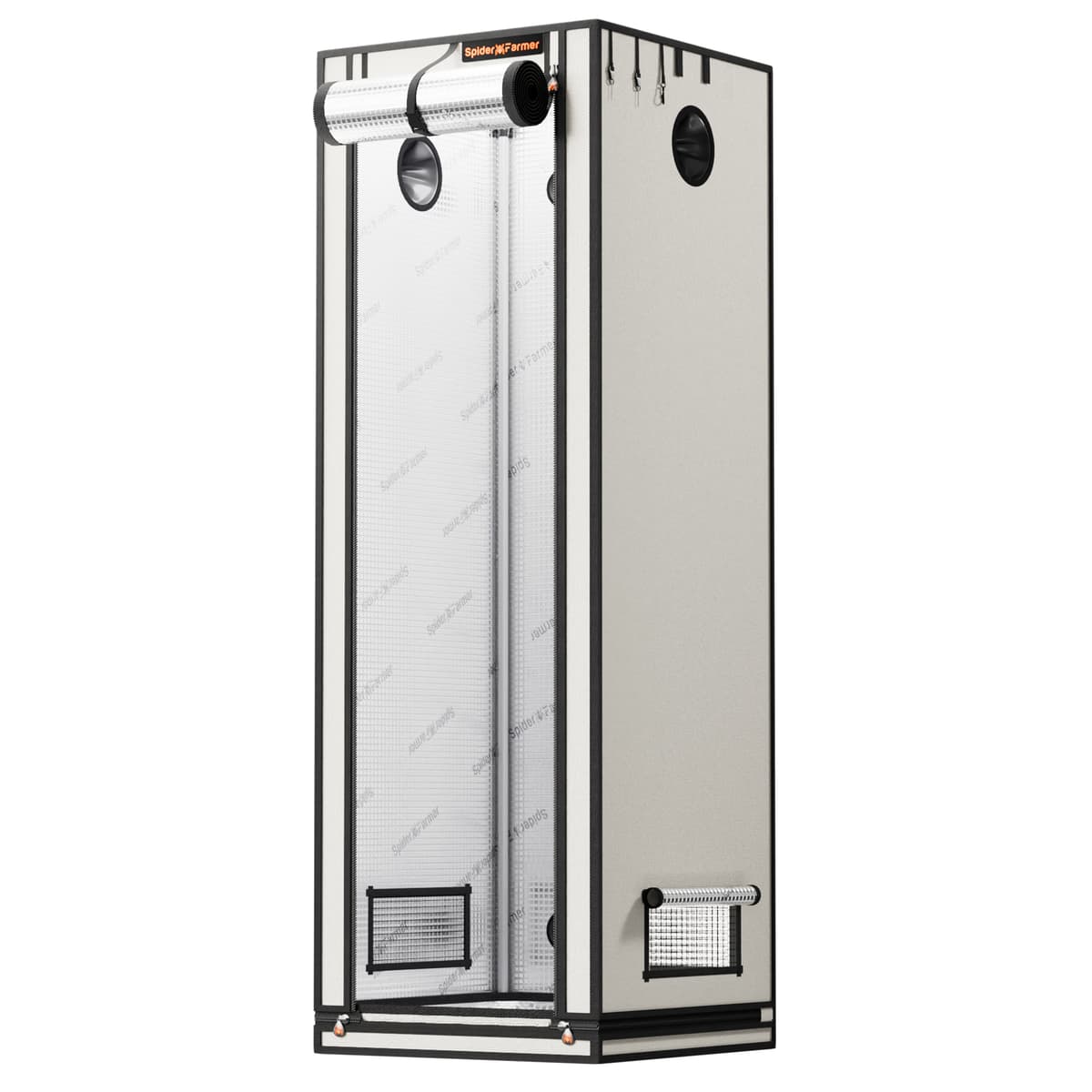 Spider Farmer 60x60x180cm Pro Inomhus Odlingstält - Hög Reflexivitet för Optimal Tillväxt - 9