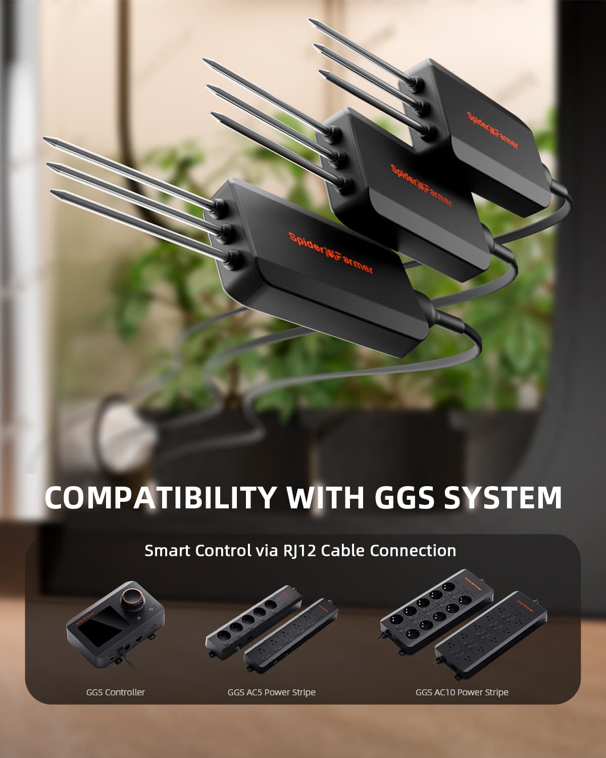 Sensor de Solo Pro GGS Smart 3 em 1 Spider Farmer - Otimize Sua Irrigação - 7