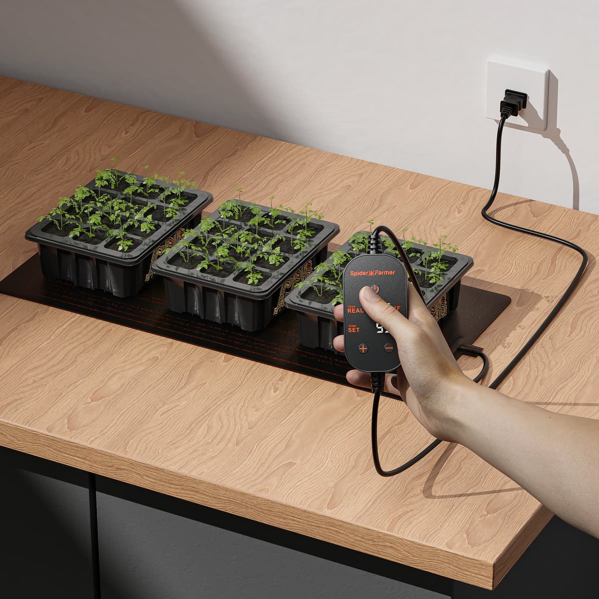 Spider Farmer 52x25cm Saltea Termică pentru Răsaduri - Crește Rata de Germinare - 8