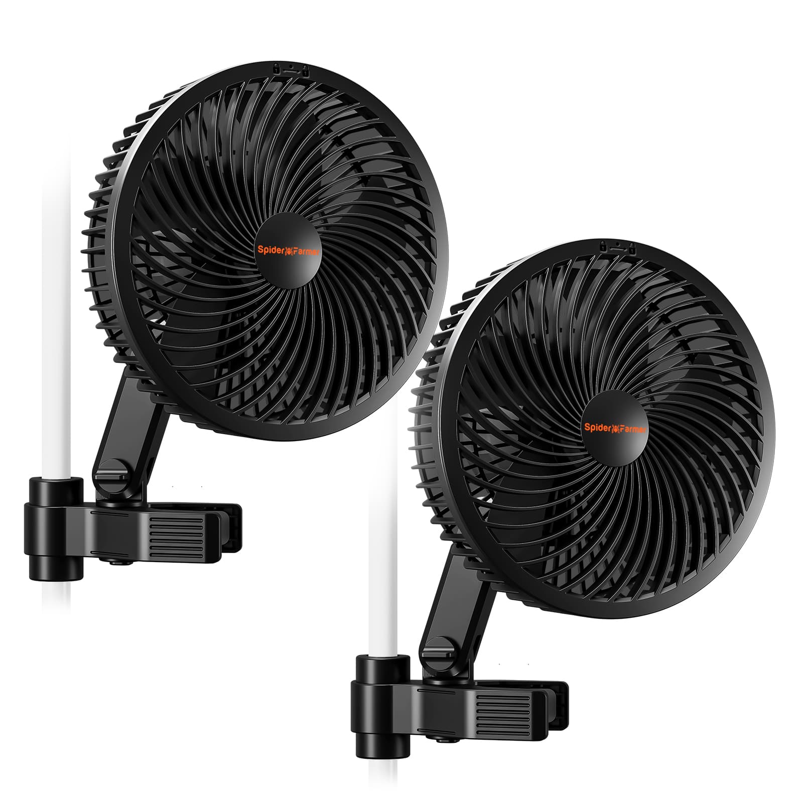 Ventilador de Clipe Spider Farmer de 6 Polegadas - 10 Velocidades para Fluxo de Ar Ideal - 1