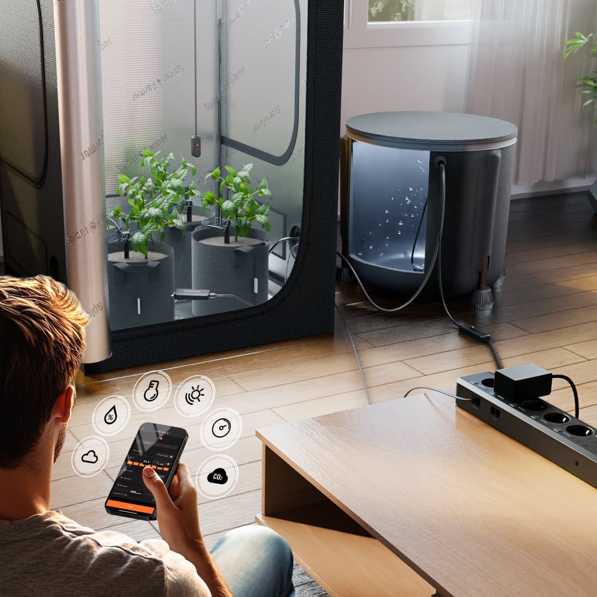 System Nawadniania Kropelkowego Spider Farmer - Inteligentna Kontrola Podlewania Roślin - 3