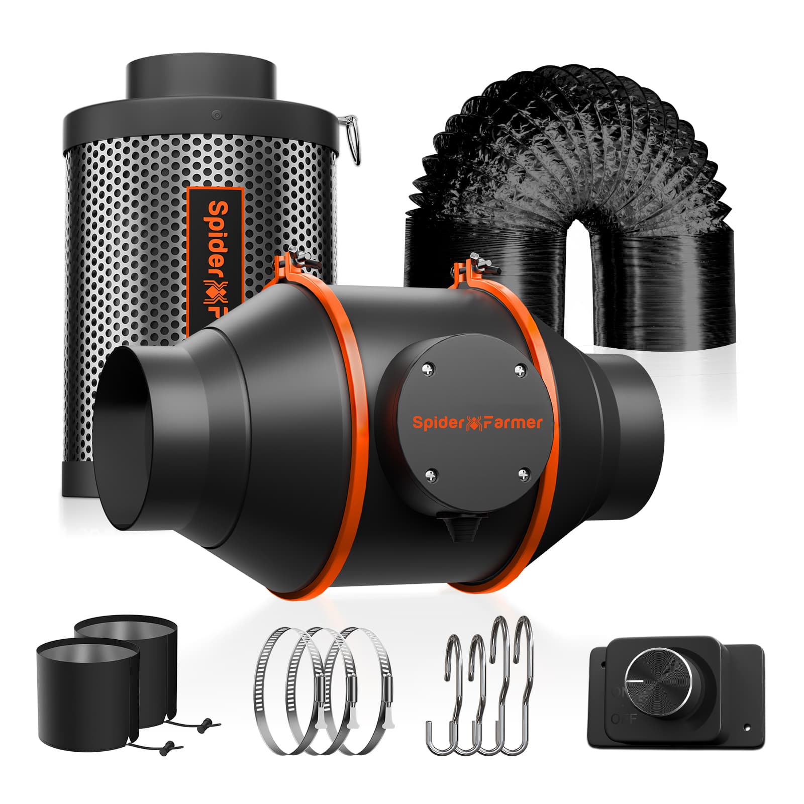 Spider Farmer GGS AC5 Power Strip Kits - Advanced Airflow System - 8