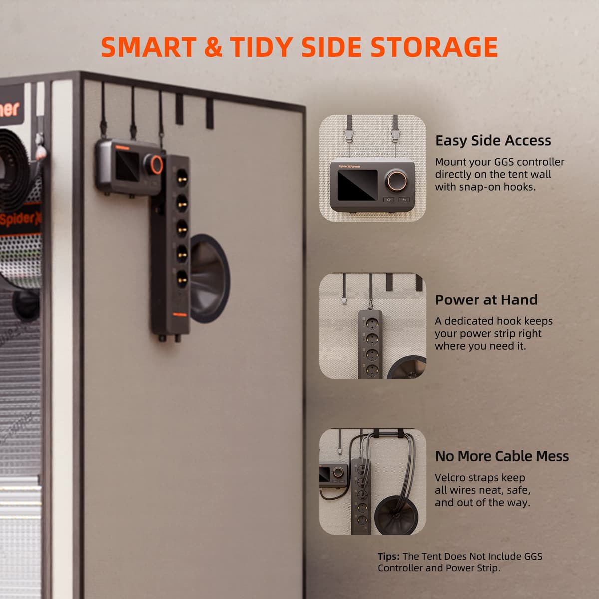 Kit de Seră Spider Farmer SF2000 301H EVO 2000D - Luminiță LED Full Spectrum & Sistem de Ventilație pentru Culturi Mici - 6