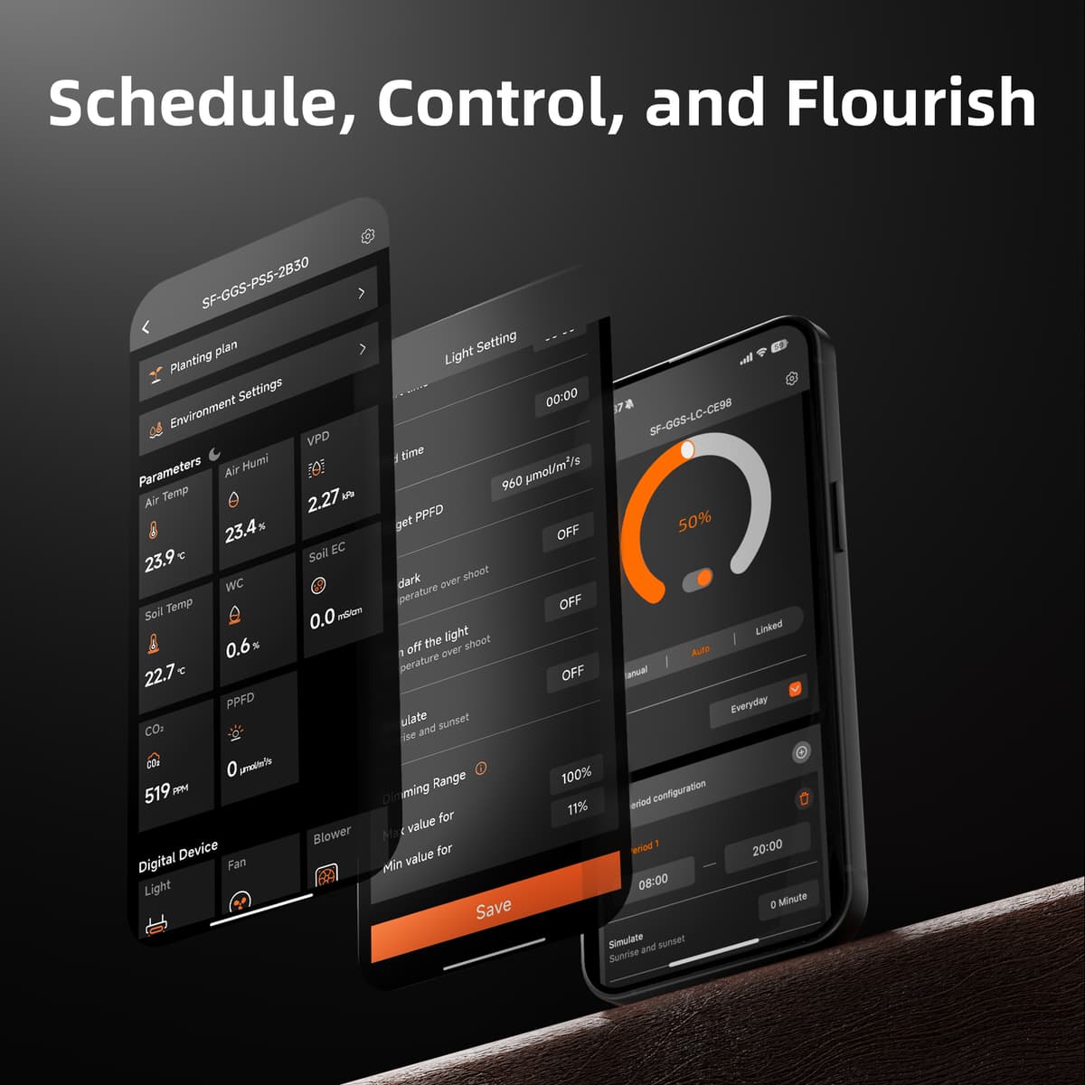 Spider Farmer GGS Klimaregler – Controlador Climático Inteligente Bluetooth/WiFi para Ambientes de Cultivo - 10