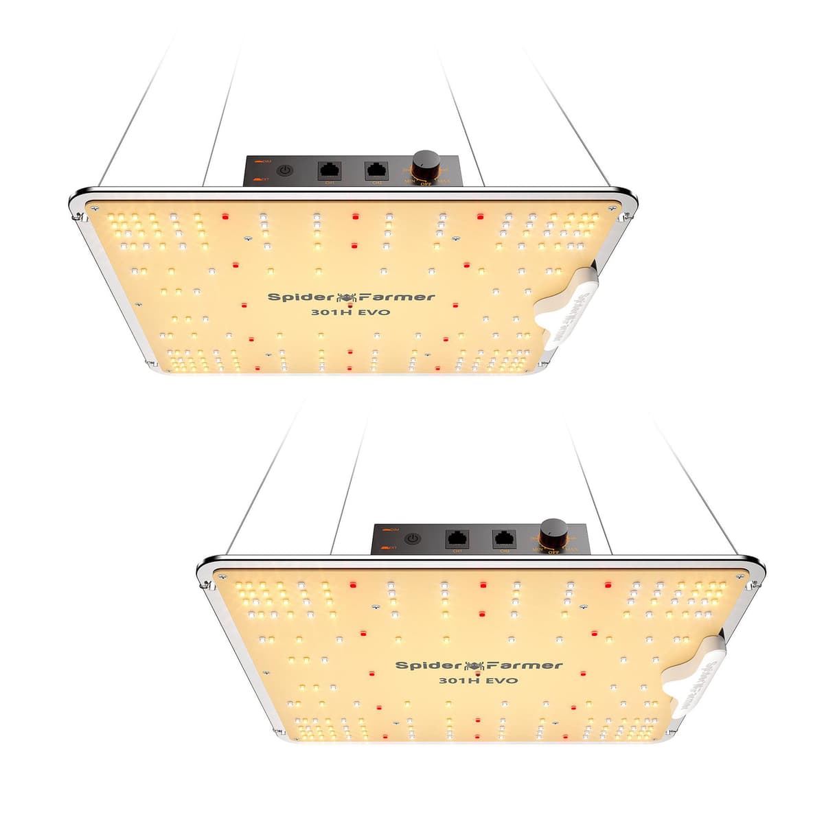 Spider Farmer SF1000D Samsung LM301H EVO 2-Pack LED Grow Light - Full Spectrum for 70x140cm Tents - 1