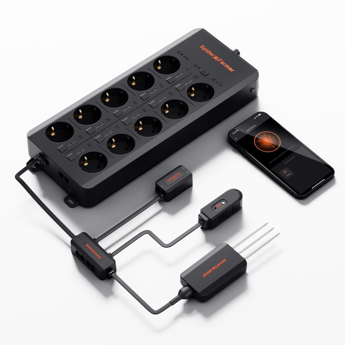 Spider Farmer GGS AC10 Smart Bundle - Kit Completa de Monitorizare și Irigație pentru Cultivatori Indoor - 6