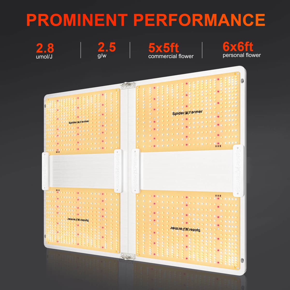Kit Spider Farmer SF7000 con Lampada LED Samsung 650W - Spettro Completo per Spazio 150x150x200 cm - 2