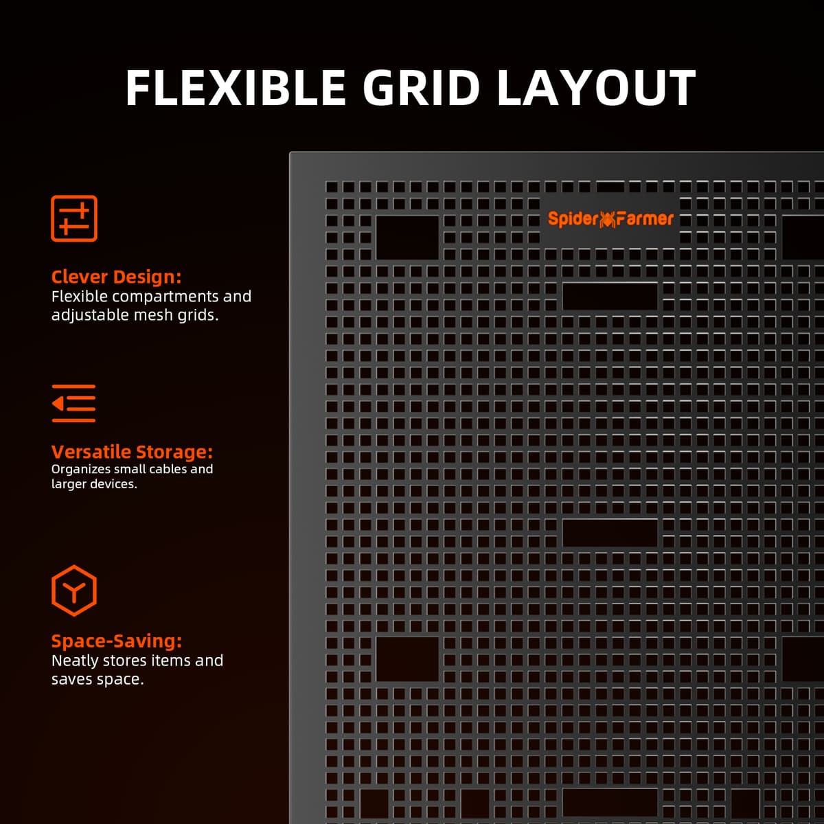 Spider Farmer Genius Gear Board – Стенна организация за контролери в култиватори - 3