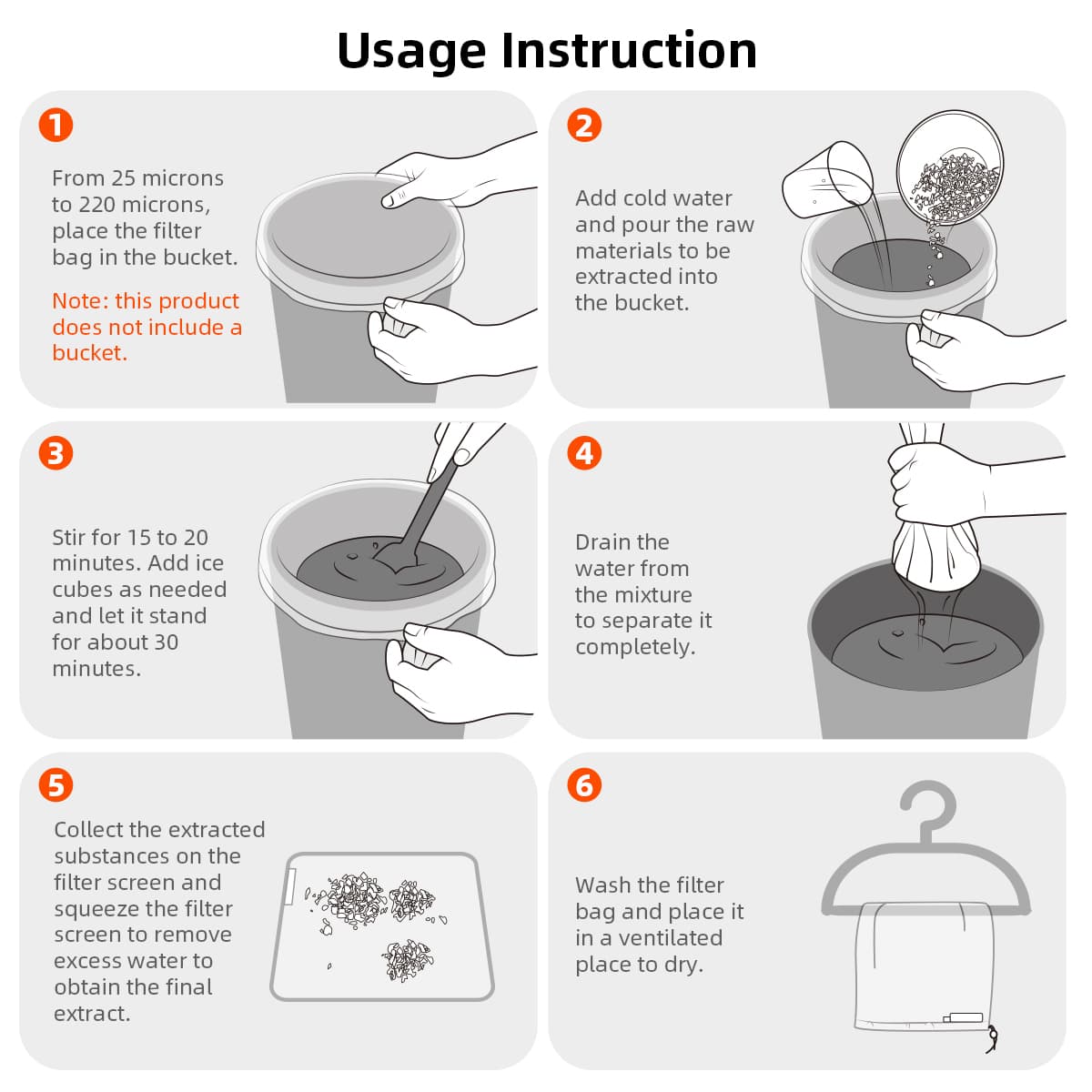 Spider Farmer 2L Auto-Cure Smart Jar + Balík na filtrovanie 5 galónov – Premium balík na extrakciu a skladovanie - 6