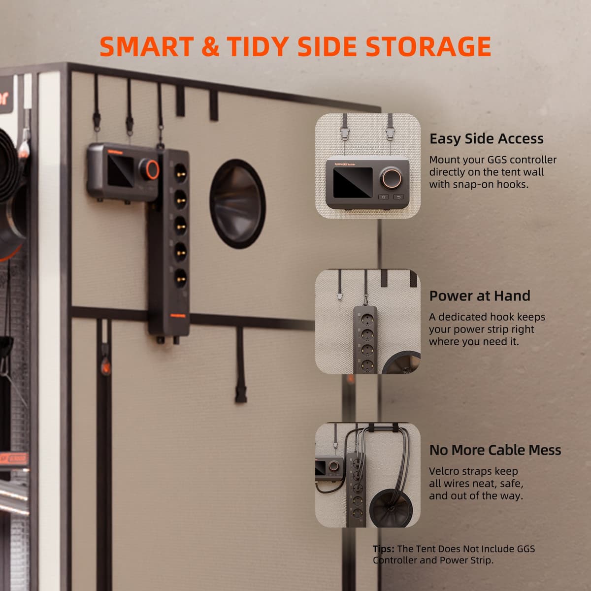 Kit Completo Spider Farmer Smart G3000 300W - Sistema Todo-en-Uno para 3-6 Plantas - 8