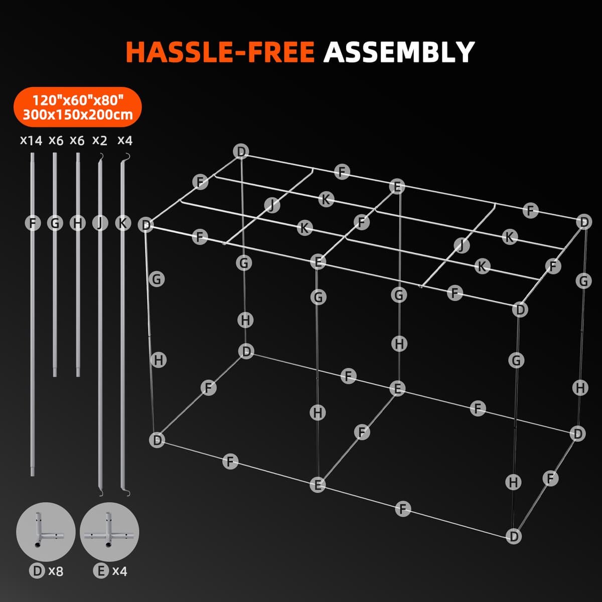 Spider Farmer 300x150x200cm Grow Tent - Premium Indoor Plant Room - 10