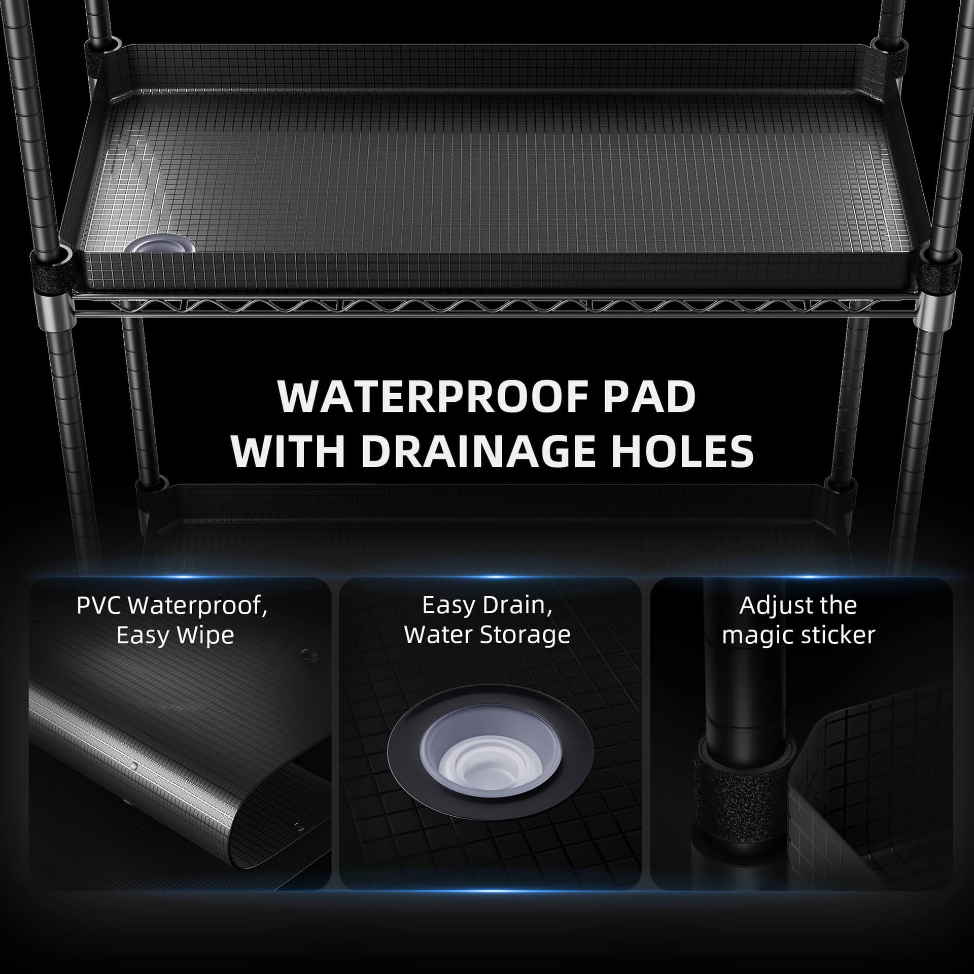 Estantería para Plantas Spider Farmer de 4 Niveles con Luces de 108W - Propagación de Plántulas en Interiores - 10