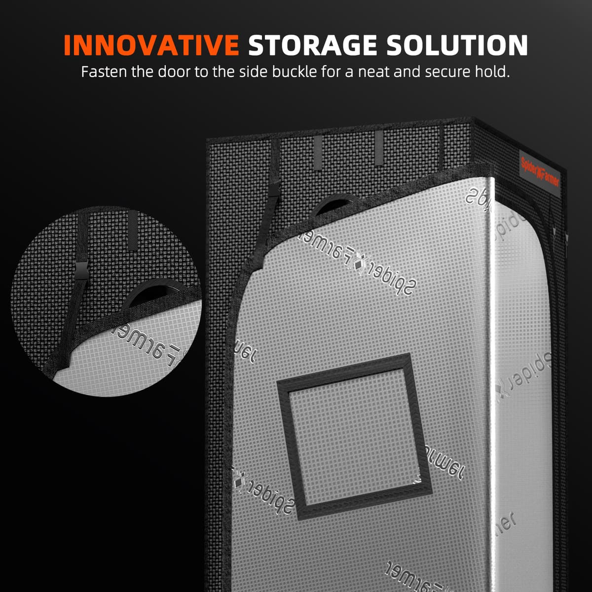 Spider Farmer SF2000 200W LED + 140x70x200cm tältkit - fullspektrum - 6