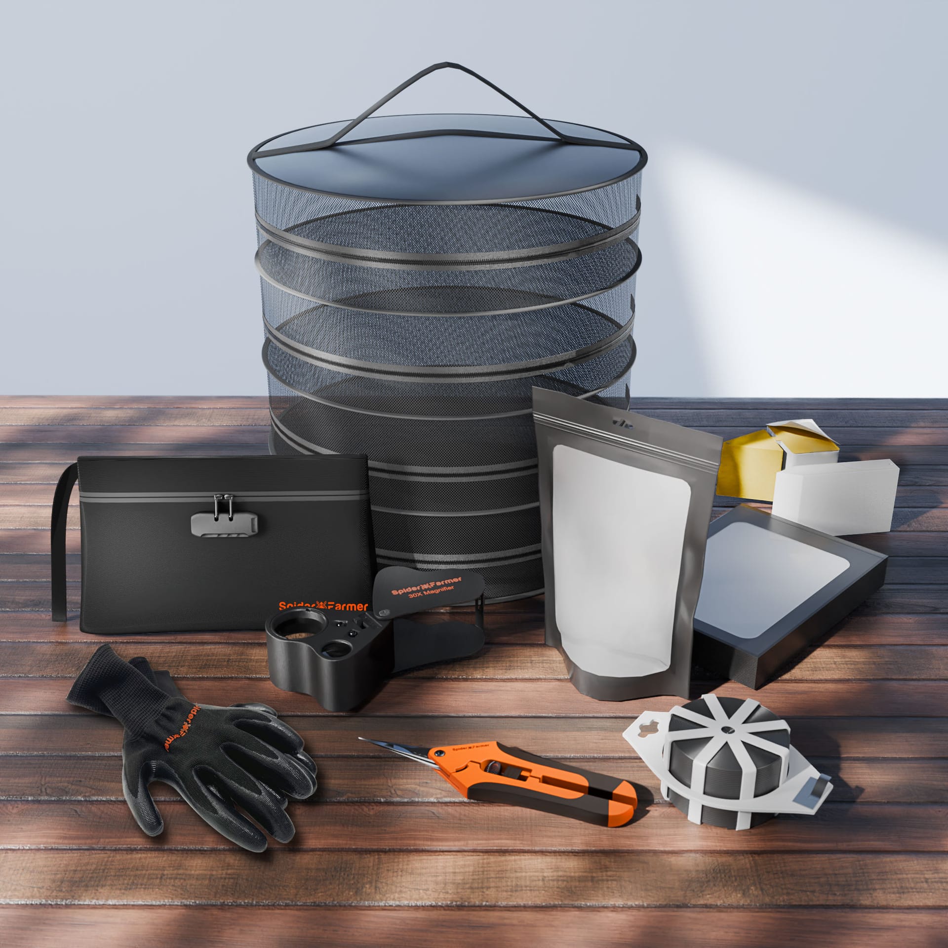 Kit de Ferramentas para Cultivo 9-em-1 Spider Farmer - Conjunto Essencial para Jardinagem Interna