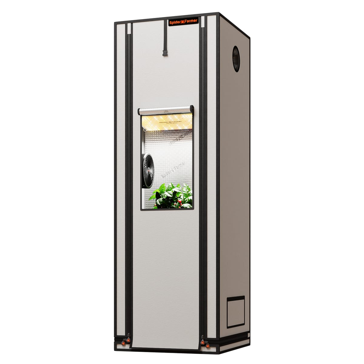 Spider Farmer 60x60x180cm Pro Grow Tent - Υψηλή Αντανάκλαση για Ισχυρή Ανάπτυξη