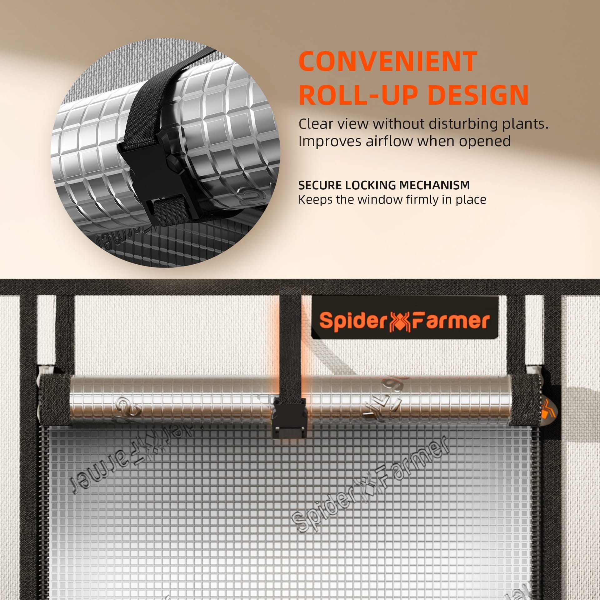 Spider Farmer 60x40x50cm Notranji Raste šotor - Ultra-odbojen za zdravo rast - 5