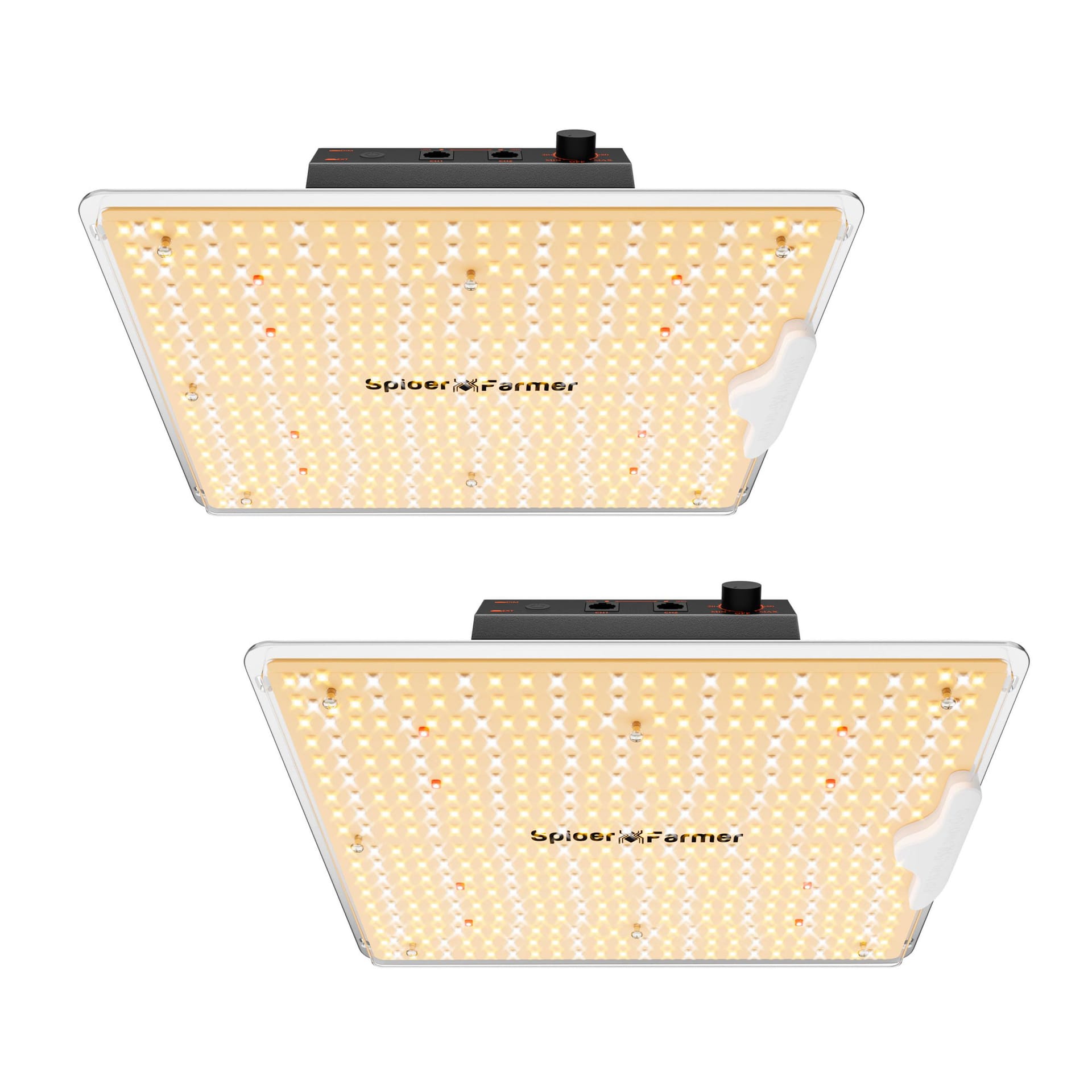 Spider Farmer SF1000D 100W LED Grow Light (2-Pack) - Full Spectrum for 120x60cm Tents