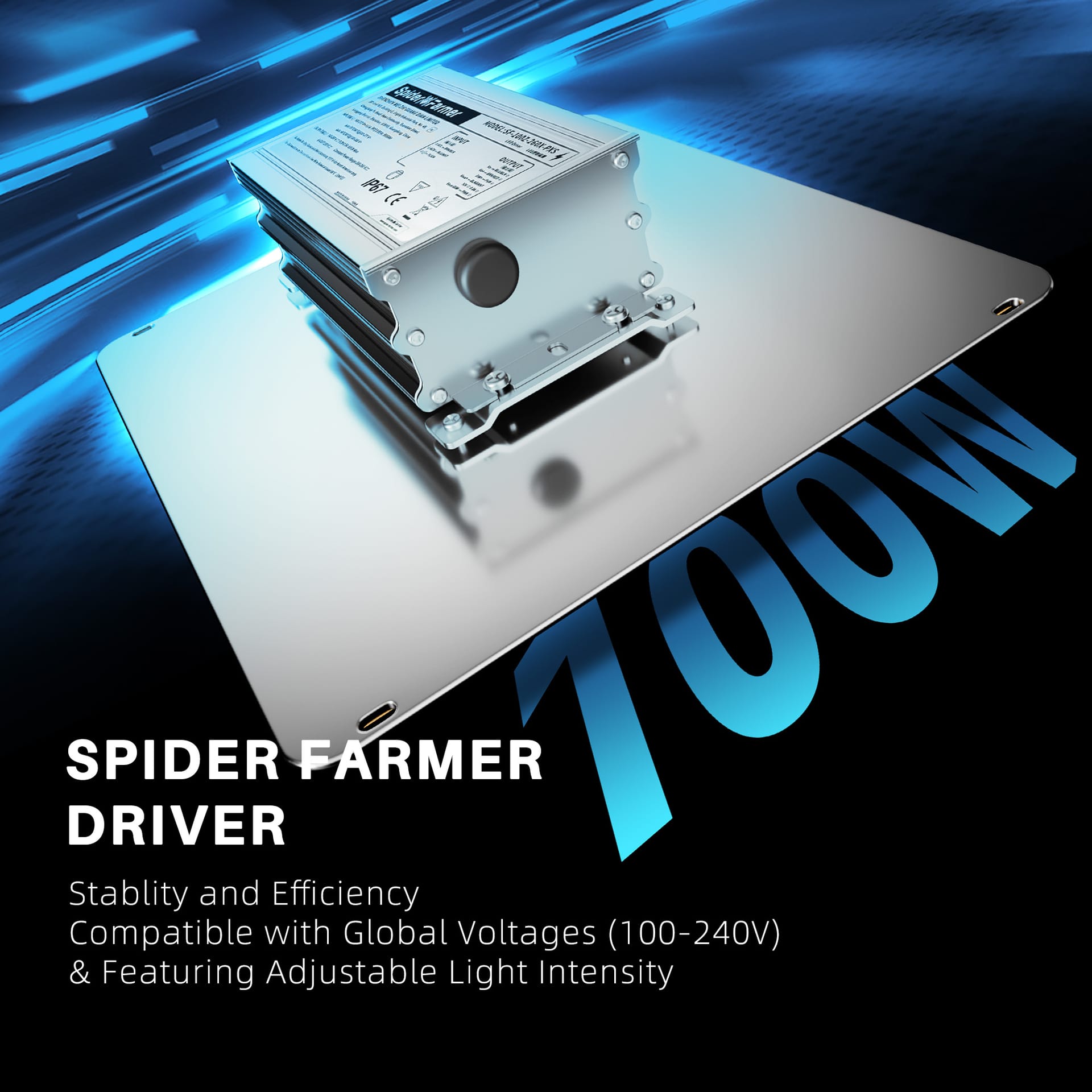 Spider Farmer SF1000D 100W LED Grow Light (2-Pack) - Full Spectrum for 120x60cm Tents - 5