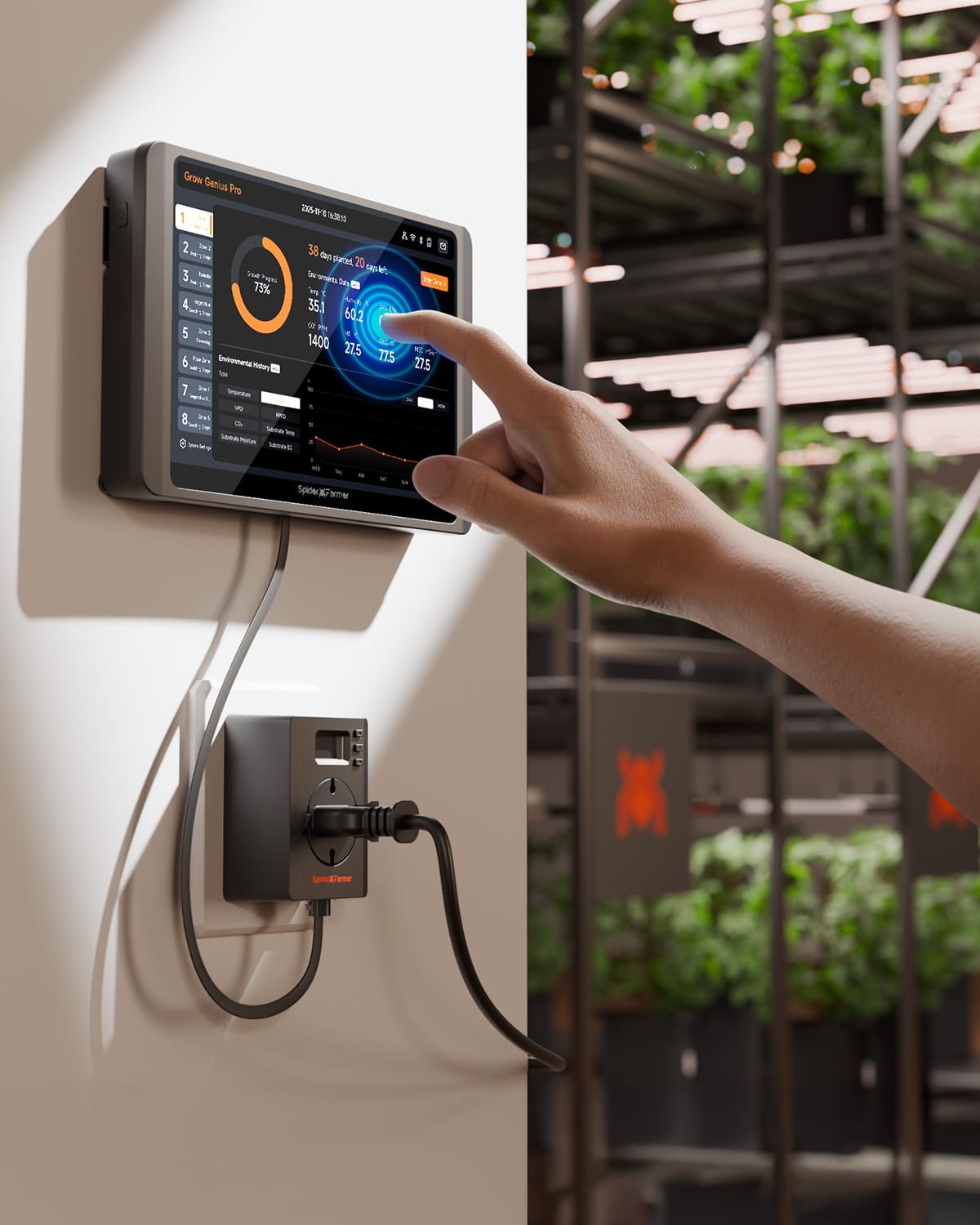 Kits de Contrôle Pro GGS Spider Farmer - Contrôle Climatique Intégré pour Espaces de Culture - 9