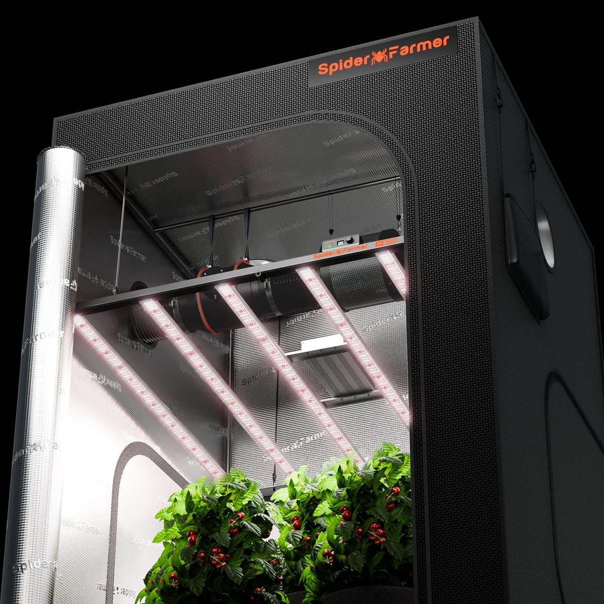 Spider Farmer SE7000 730W LED Vuxenljus - Smart Kontroll för Optimal Tillväxt - 10