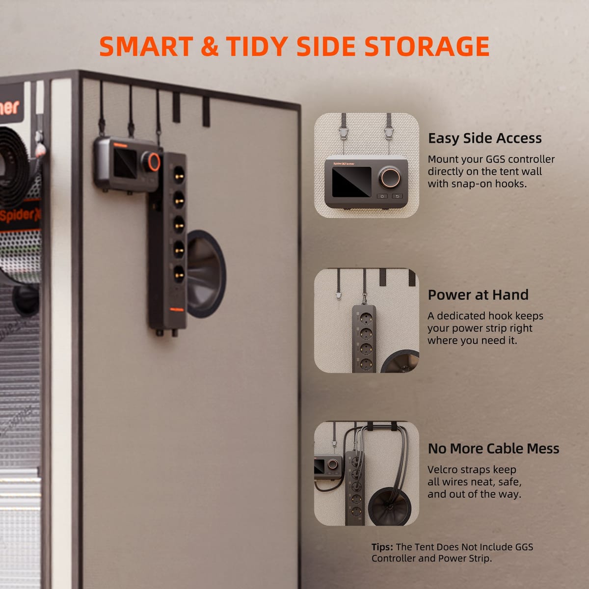 Spider Farmer Pro Audzēšanas Telts 140x70x200cm - Augsta Atstarošana Plaukstošām Augiem - 2