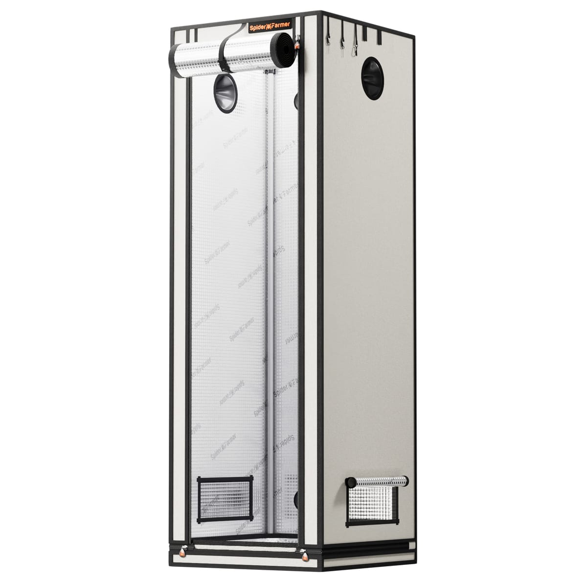 Spider Farmer 60x60x180cm Pro Inomhus Odlingstält - Hög Reflexivitet för Optimal Tillväxt - 9
