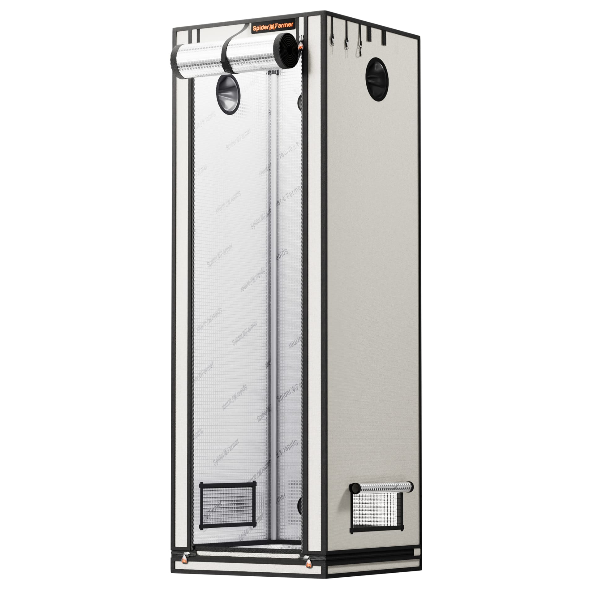 Spider Farmer 60x60x180cm Pro Indoor Grow Tent - Visoka refleksija za optimalno rast - 9
