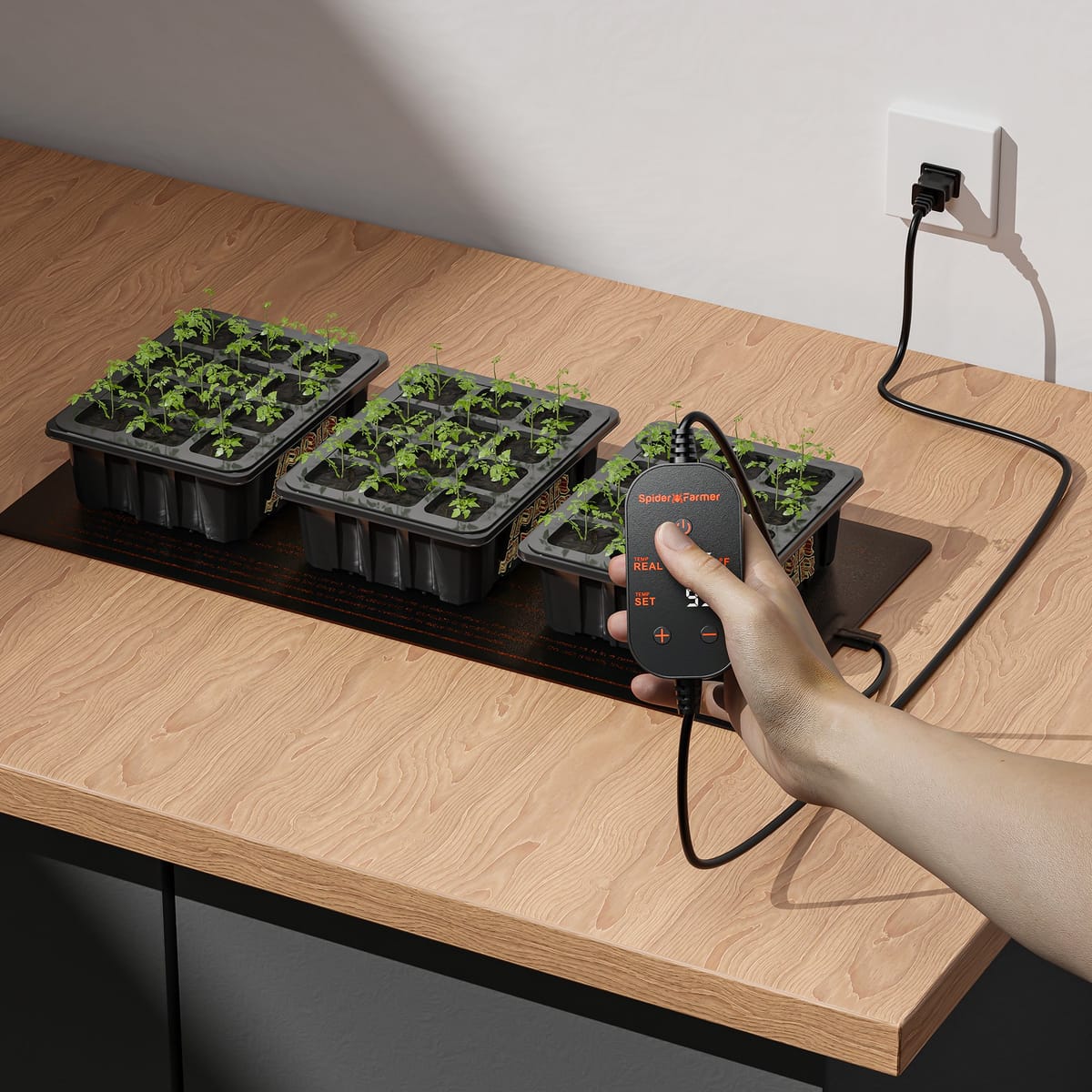Spider Farmer 52x25cm Saltea Termică pentru Răsaduri - Crește Rata de Germinare - 8