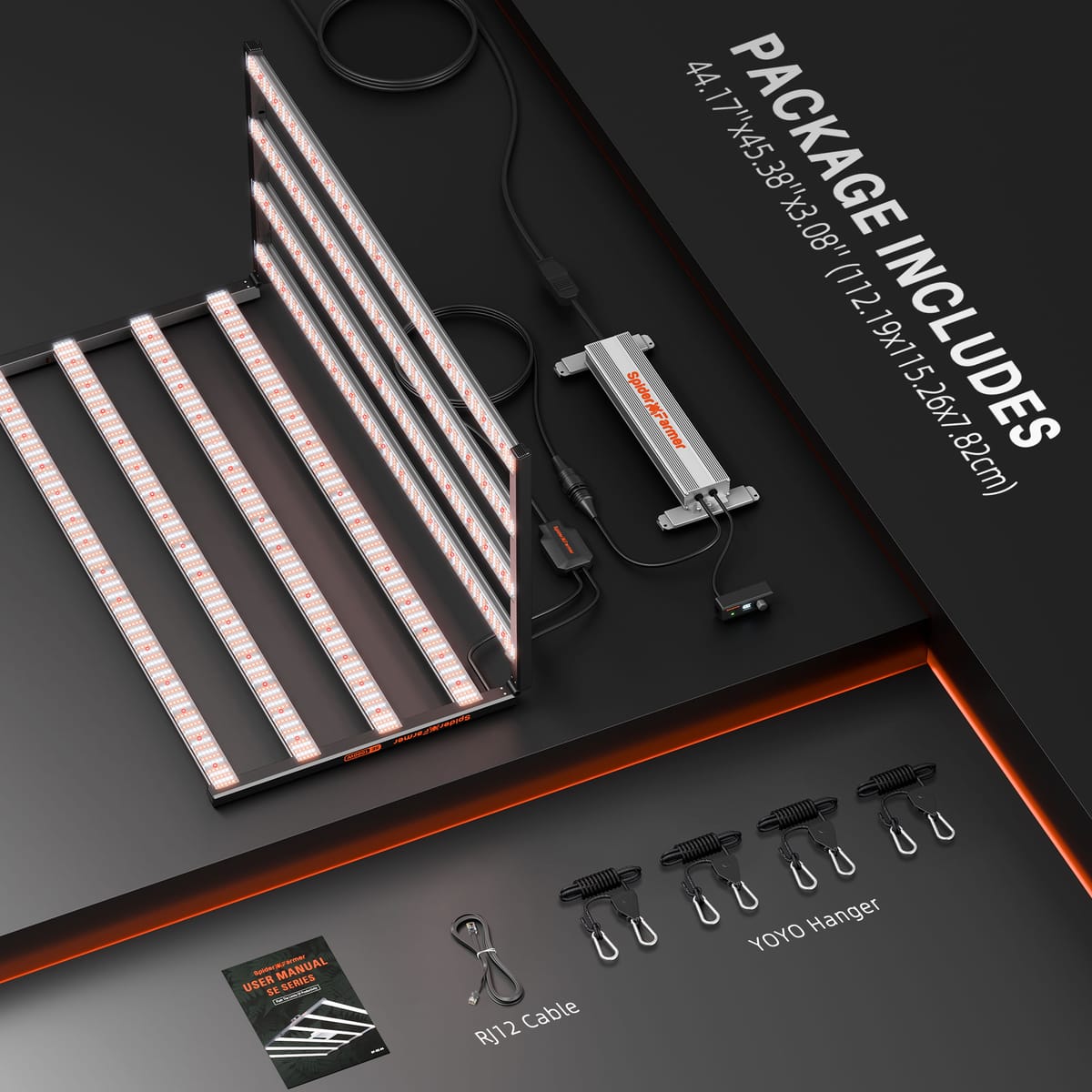 Spider Farmer Kit Completo de Tenda de Cultivo 150x150cm - Ambiente Ótimo para Crescimento - 4