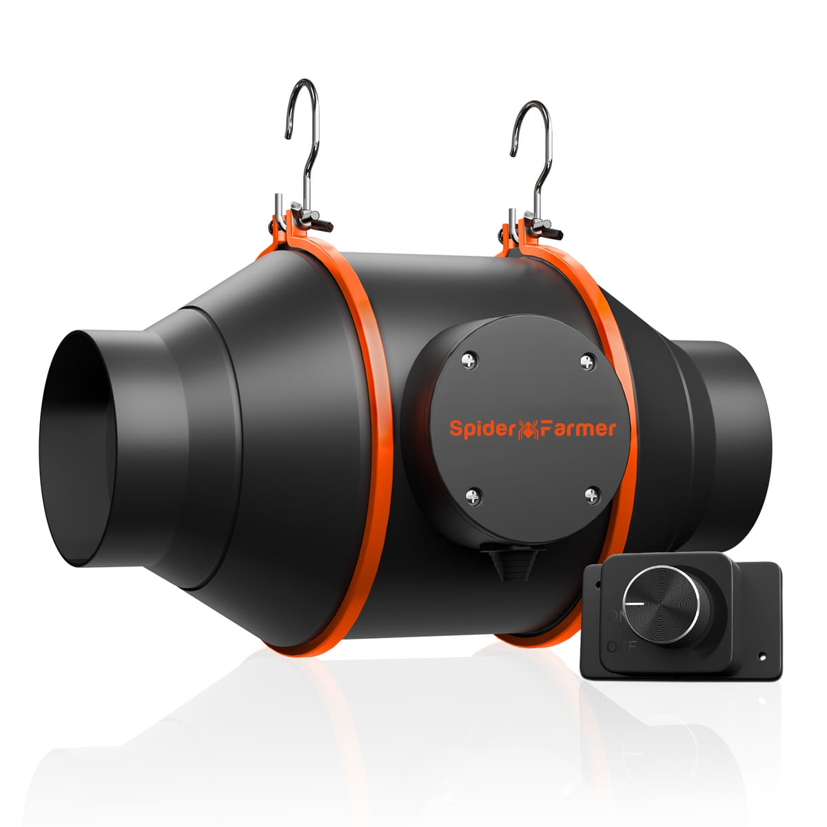 Ventilator Inline Spider Farmer 4"/6" cu Controler de Viteză - Soluție Eficientă de Ventilație - 2