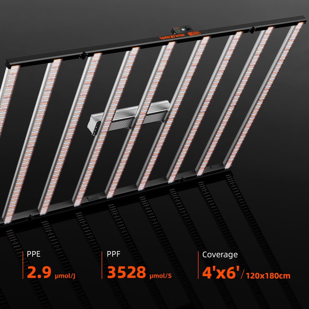 Spider Farmer SE1200W LED Grow Light - Samsung LM301H EVO per Agricoltura Verticale Commerciale - 4