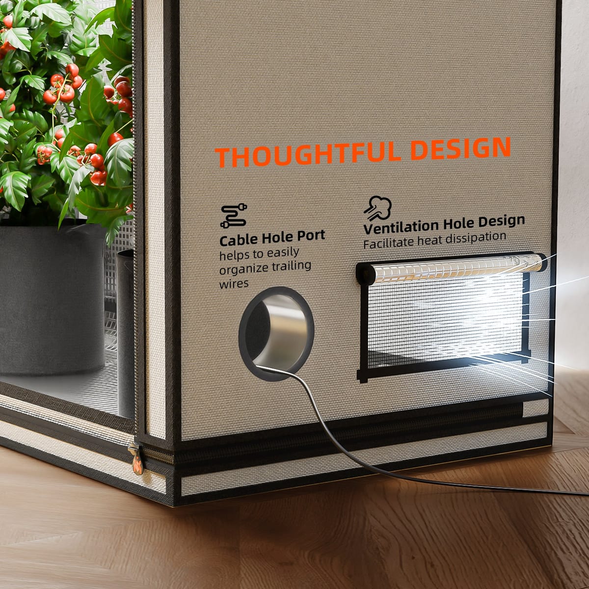 Spider Farmer SE3000 Smart Complete Kit – 300W Samsung LM301H LED + 90x90x180 cm Växttält – All-in-One Inomhusodlingssystem - 9