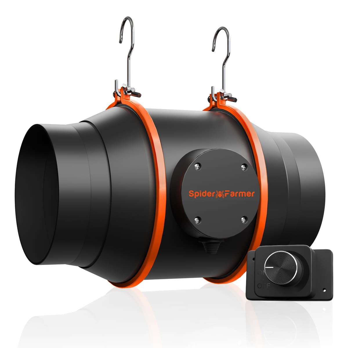 Ventilator Inline Spider Farmer 6" – 402 CFM – Aerodinamică Eficientă pentru Camere de Cultivare