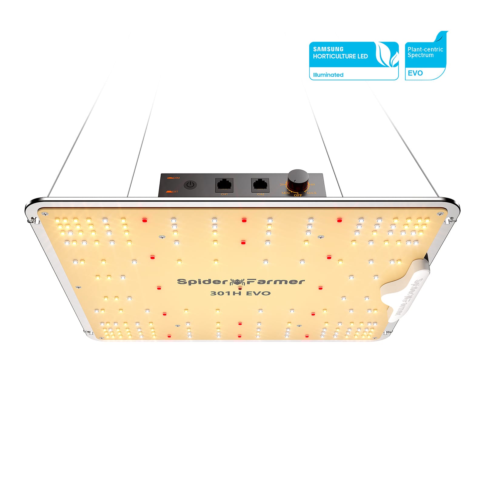 Spider Farmer SF1000 100W LED Grow Light - Samsung LM301H EVO Full Spectrum