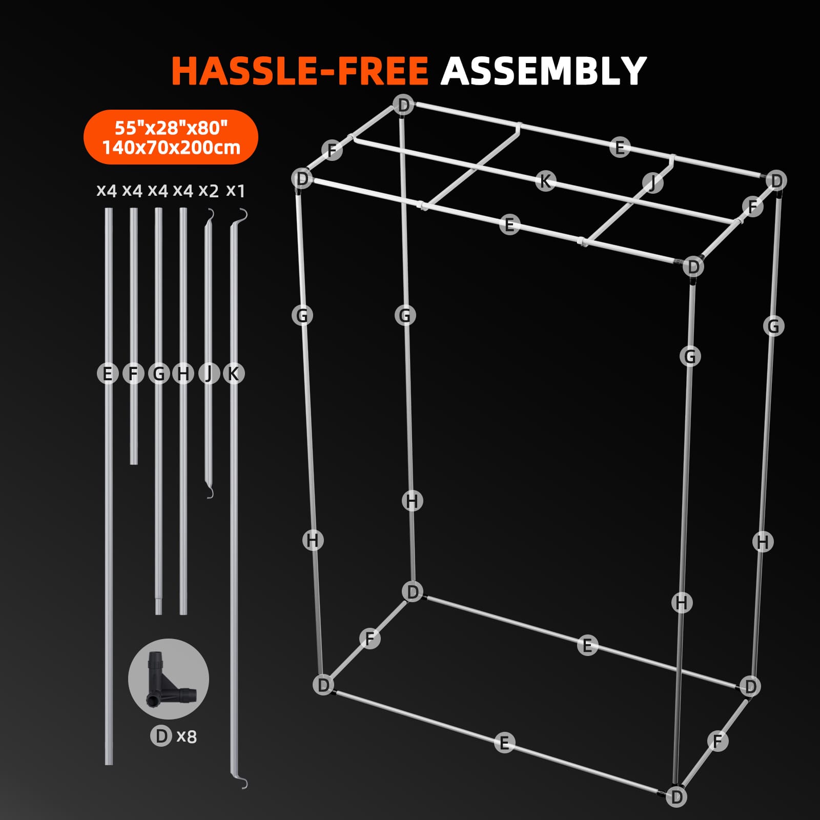Набор за отглеждане Spider Farmer 4.6’x2.3’x6.5’ – Икономична изолационна покривка за хидропоника - 7