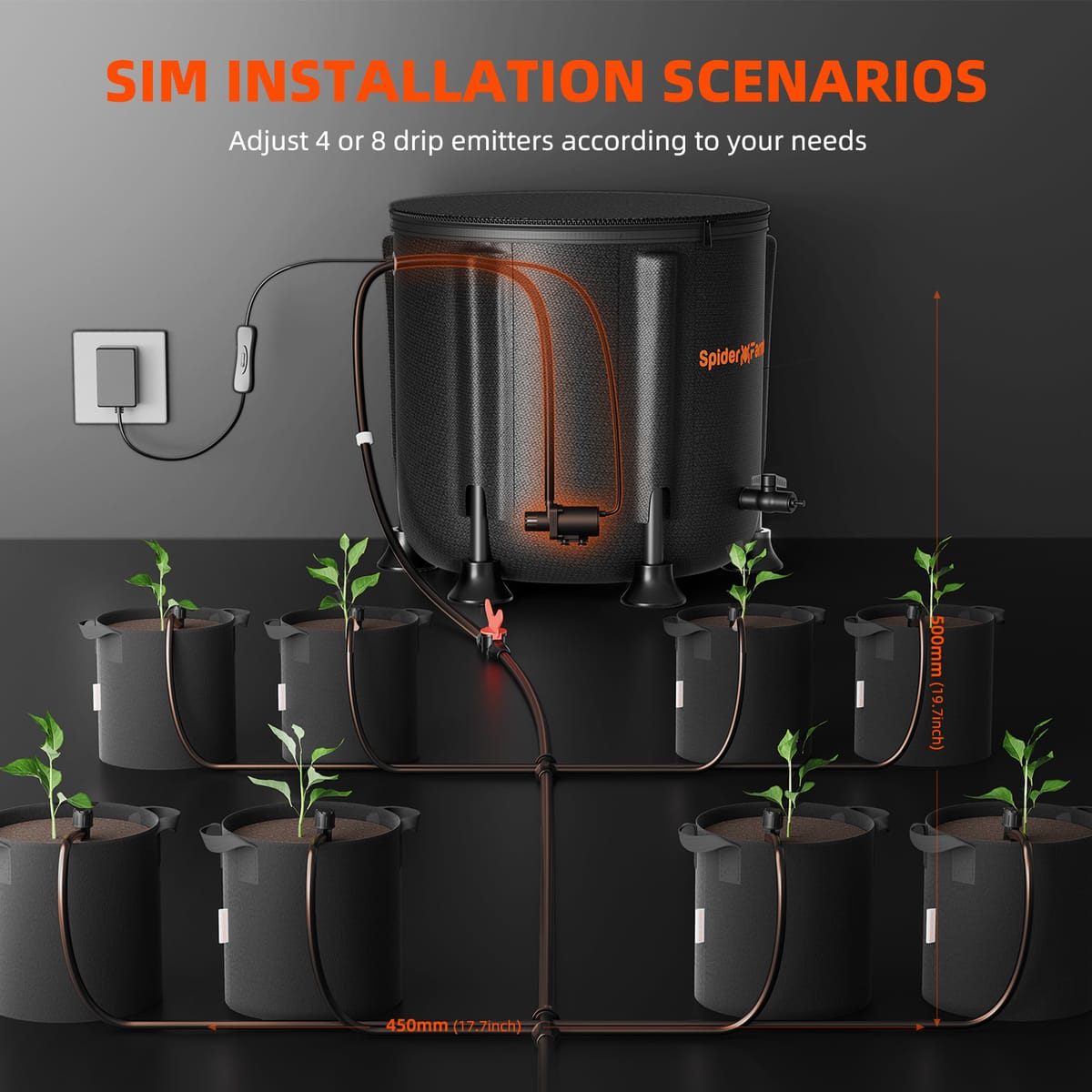 Spider Farmer GGS AC10 Smart Bundle - Kit Completa de Monitorizare și Irigație pentru Cultivatori Indoor - 4