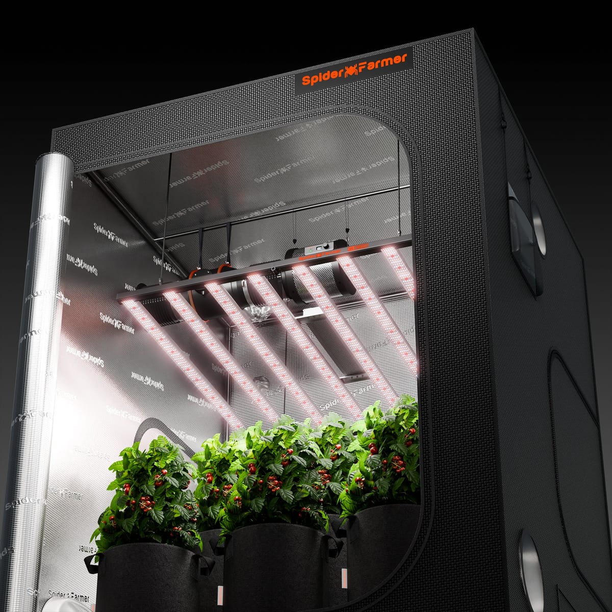 Rastilna LED lučica Spider Farmer SE1000W – pametna WiFi/Bluetooth kontrola z diodami Samsung LM301H EVO za vertikalno kmetijstvo - 10