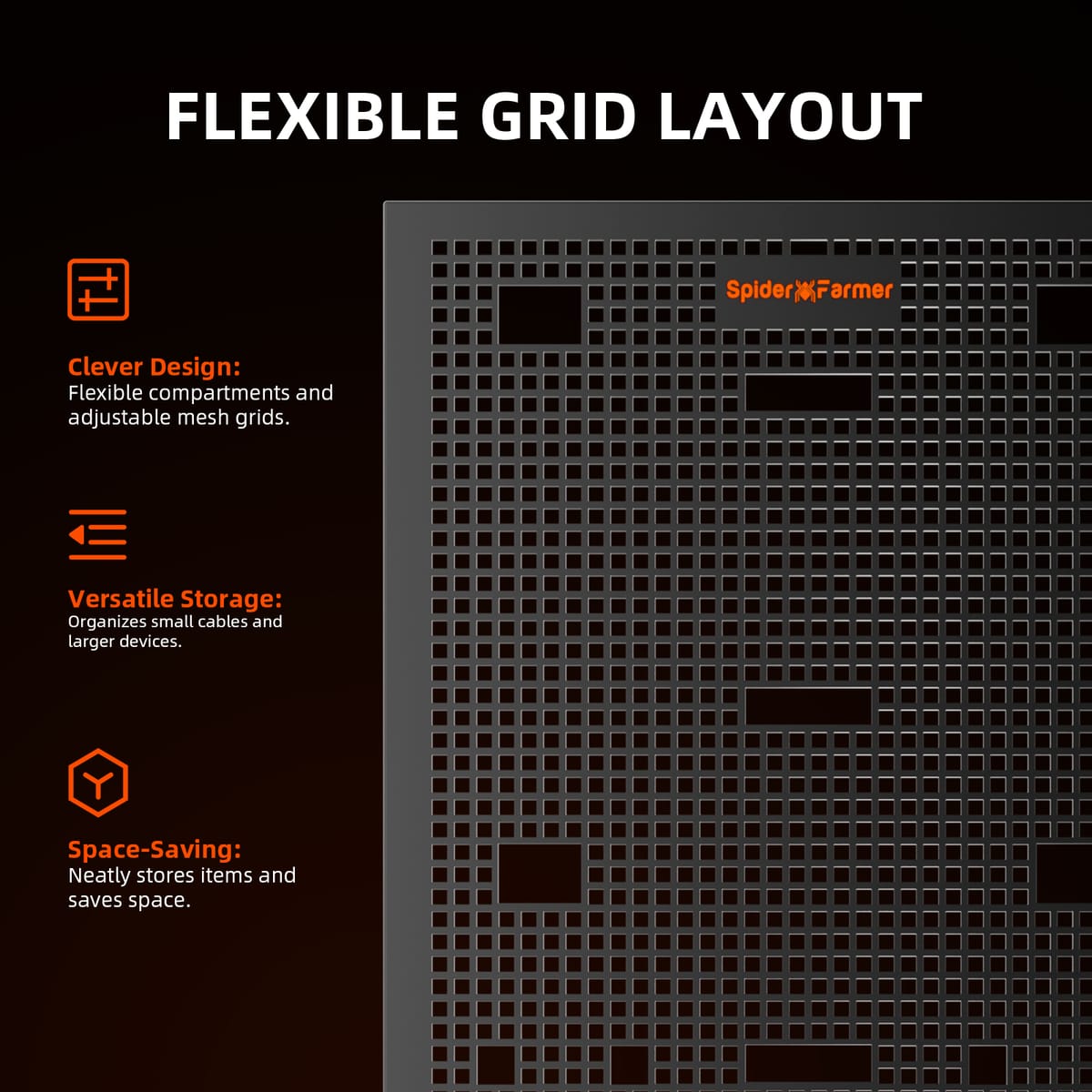 Spider Farmer Genius Gear Board – Стенна организация за контролери в култиватори - 3