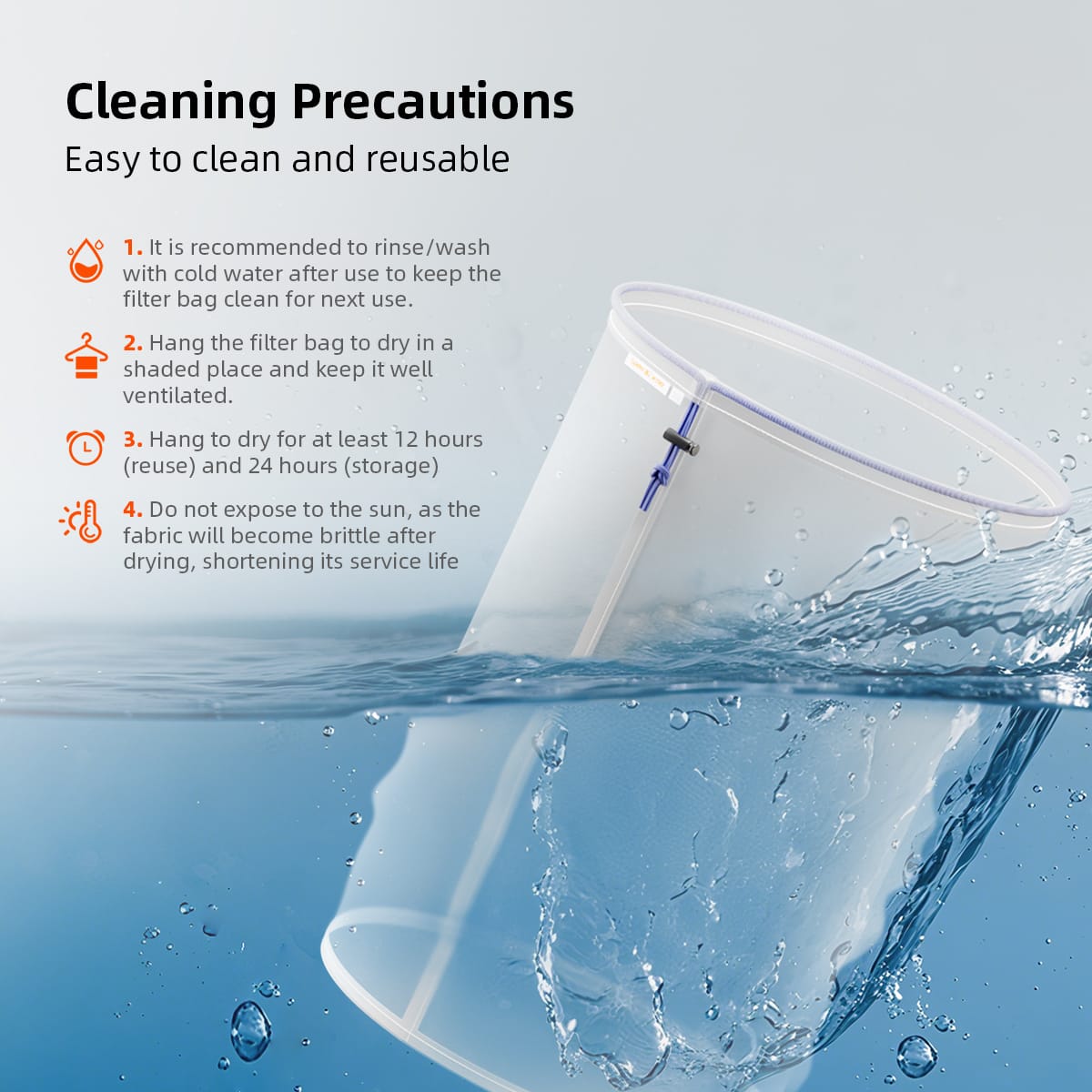 Spider Farmer 2L Auto-Cure Smart Jar + Balík na filtrovanie 5 galónov – Premium balík na extrakciu a skladovanie - 4