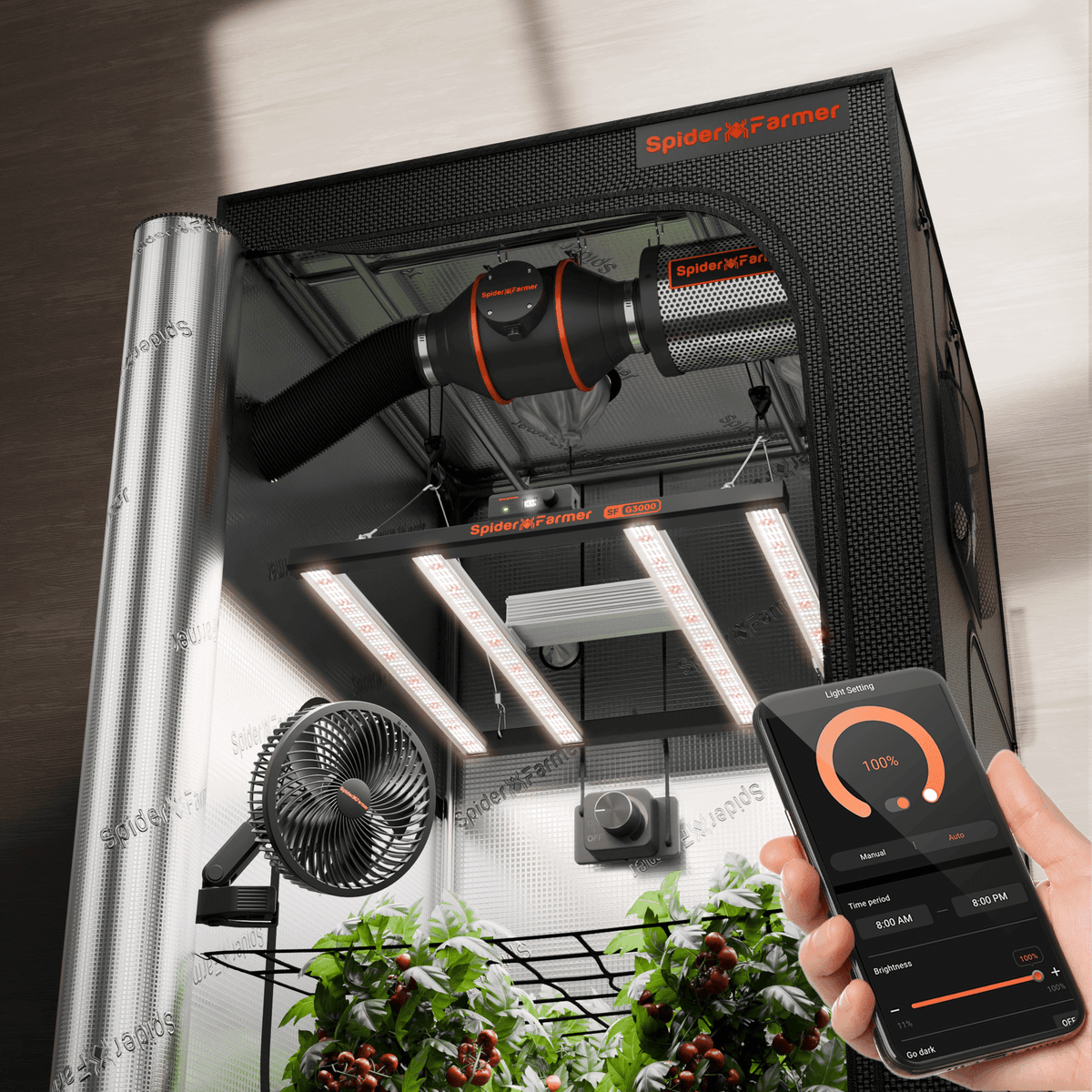 Spider Farmer G3000 Complete Grow Tent Kit - Ultimate Indoor Gardening Solution